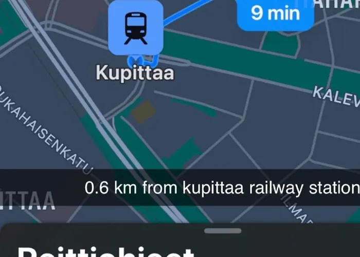 Yksioe Laehellae Kupittaa Rautatieasemaa